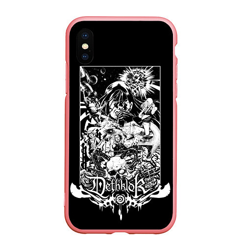 Чехол iPhone XS Max матовый Dethklok: Metalocalypse / 3D-Баблгам – фото 1