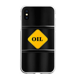 Чехол iPhone XS Max матовый Oil