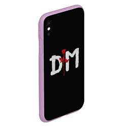 Чехол iPhone XS Max матовый DM: Rose, цвет: 3D-сиреневый — фото 2