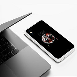 Чехол iPhone XS Max матовый Twenty One Pilots, цвет: 3D-белый — фото 2
