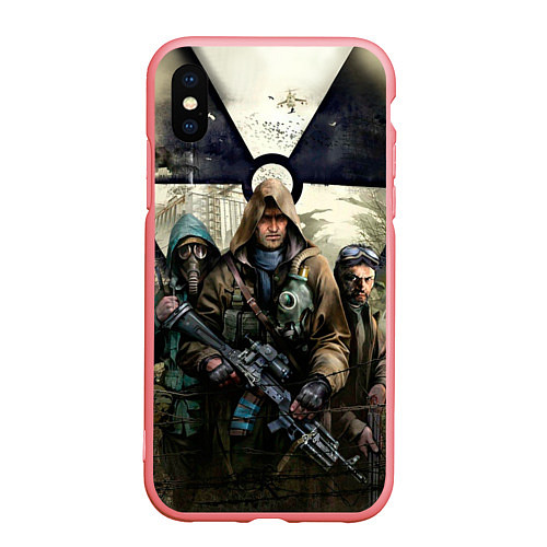 Чехол iPhone XS Max матовый STALKER: Radioactive / 3D-Баблгам – фото 1
