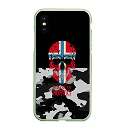 Чехол iPhone XS Max матовый Made in Norway