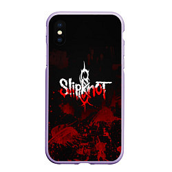 Чехол iPhone XS Max матовый Slipknot: Blood Blemishes