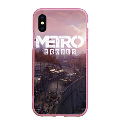 Чехол iPhone XS Max матовый Metro Exodus