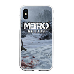 Чехол iPhone XS Max матовый Metro Exodus