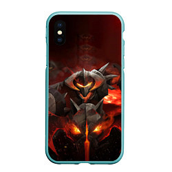 Чехол iPhone XS Max матовый Chaos Knight: Fire