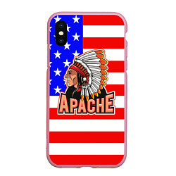 Чехол iPhone XS Max матовый Apache