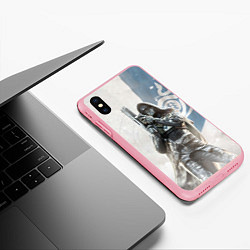 Чехол iPhone XS Max матовый Destiny: Blue, цвет: 3D-баблгам — фото 2