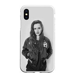 Чехол iPhone XS Max матовый Katherine Mono