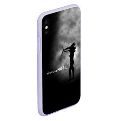 Чехол iPhone XS Max матовый Depeche Mode, цвет: 3D-светло-сиреневый — фото 2