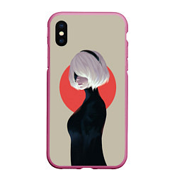 Чехол iPhone XS Max матовый Nier Automata