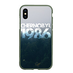 Чехол iPhone XS Max матовый Чернобыль 1986