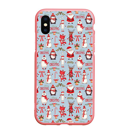 Чехол iPhone XS Max матовый Рождественская Милота / 3D-Баблгам – фото 1