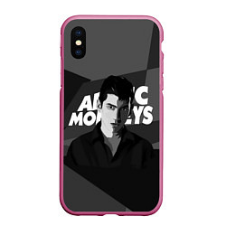 Чехол iPhone XS Max матовый Солист Arctic Monkeys