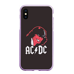 Чехол iPhone XS Max матовый AC/DC Devil