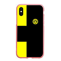 Чехол iPhone XS Max матовый BVB FC: Black style