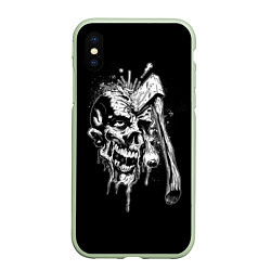 Чехол iPhone XS Max матовый Зомби