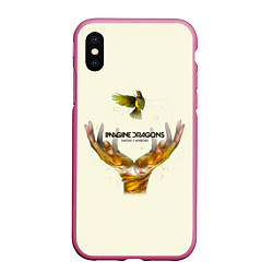 Чехол iPhone XS Max матовый Imagine Dragons S+M