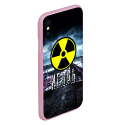 Чехол iPhone XS Max матовый S.T.A.L.K.E.R: Игорь, цвет: 3D-розовый — фото 2
