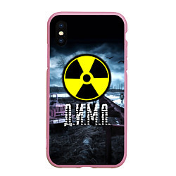 Чехол iPhone XS Max матовый S.T.A.L.K.E.R: Дима