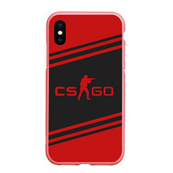 Чехол iPhone XS Max матовый CS GO, цвет: 3D-баблгам