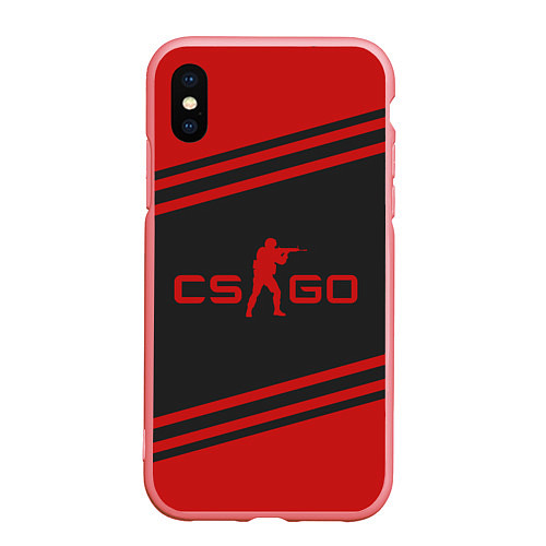 Чехол iPhone XS Max матовый CS GO / 3D-Баблгам – фото 1