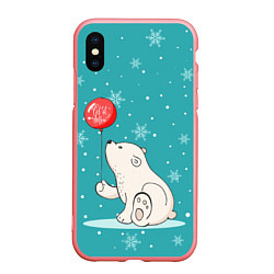 Чехол iPhone XS Max матовый Cold Bear, цвет: 3D-баблгам