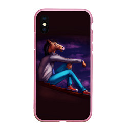 Чехол iPhone XS Max матовый BoJack