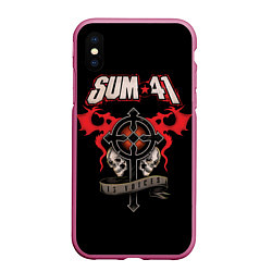 Чехол iPhone XS Max матовый Sum 41: 13 Voices