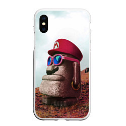 Чехол iPhone XS Max матовый Super Mario: A Thing