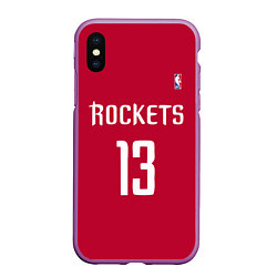 Чехол iPhone XS Max матовый Rockets: Houston 13