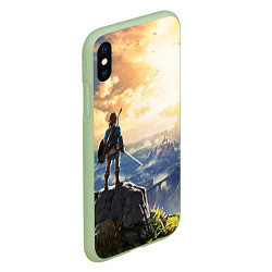 Чехол iPhone XS Max матовый Knight Link, цвет: 3D-салатовый — фото 2