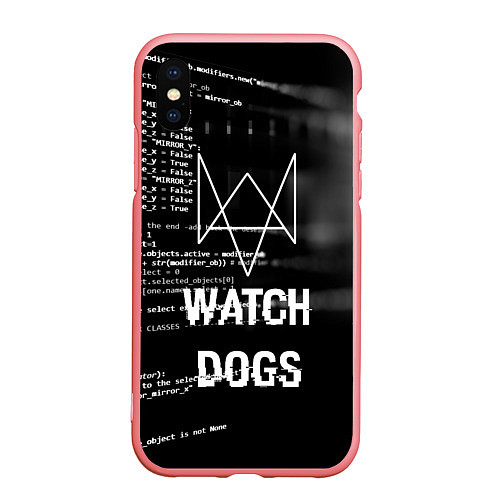 Чехол iPhone XS Max матовый Watch Dogs: Hacker / 3D-Баблгам – фото 1
