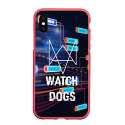 Чехол iPhone XS Max матовый Watch Dogs