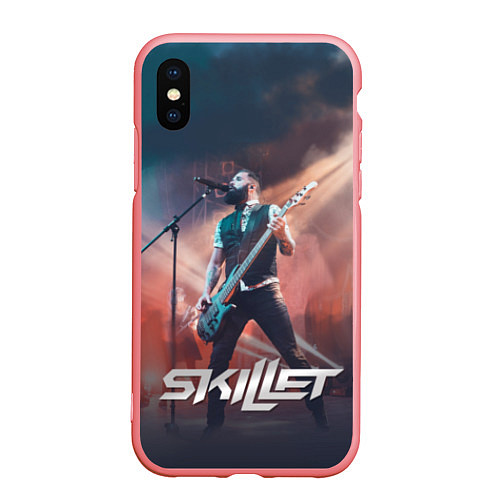 Чехол iPhone XS Max матовый Skillet: John Cooper / 3D-Баблгам – фото 1