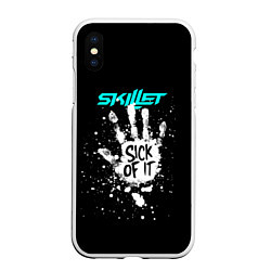 Чехол iPhone XS Max матовый Skillet: Sick of it