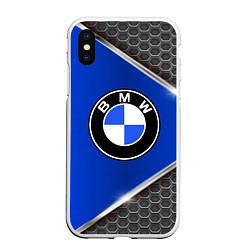 Чехол iPhone XS Max матовый BMW: Blue Metallic