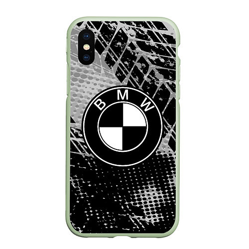 Чехол iPhone XS Max матовый BMW Sport Drive / 3D-Салатовый – фото 1