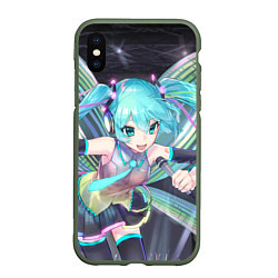 Чехол iPhone XS Max матовый Vocaloid