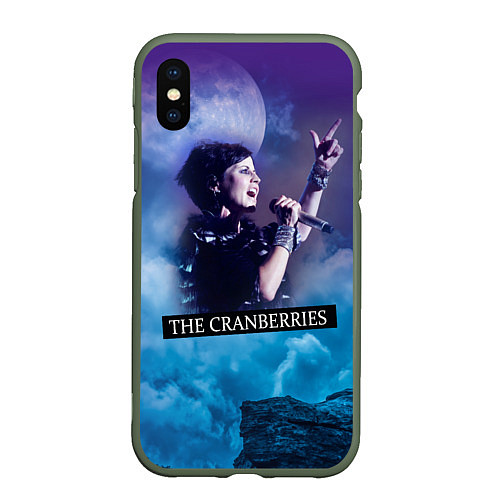 Чехол iPhone XS Max матовый The Cranberries / 3D-Темно-зеленый – фото 1