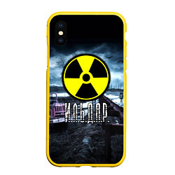 Чехол iPhone XS Max матовый S.T.A.L.K.E.R: Ильдар, цвет: 3D-желтый
