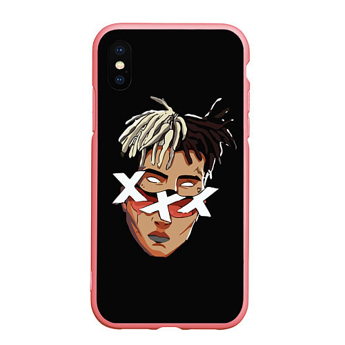 Чехол iPhone XS Max матовый XXXTentacion Head / 3D-Баблгам – фото 1