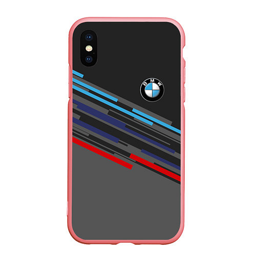 Чехол iPhone XS Max матовый BMW BRAND COLOR / 3D-Баблгам – фото 1