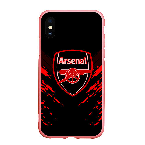 Чехол iPhone XS Max матовый Arsenal FC: Sport Fashion / 3D-Баблгам – фото 1