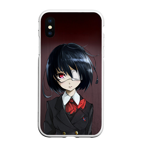 Чехол iPhone XS Max матовый Mei Misaki / 3D-Белый – фото 1