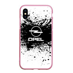 Чехол iPhone XS Max матовый Opel: Black Spray