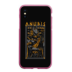 Чехол iPhone XS Max матовый Anubis