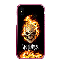 Чехол iPhone XS Max матовый In Flames
