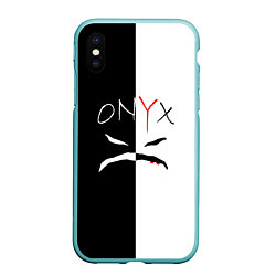 Чехол iPhone XS Max матовый ONYX, цвет: 3D-мятный