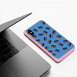 Чехол iPhone XS Max матовый Oreo, цвет: 3D-баблгам — фото 2